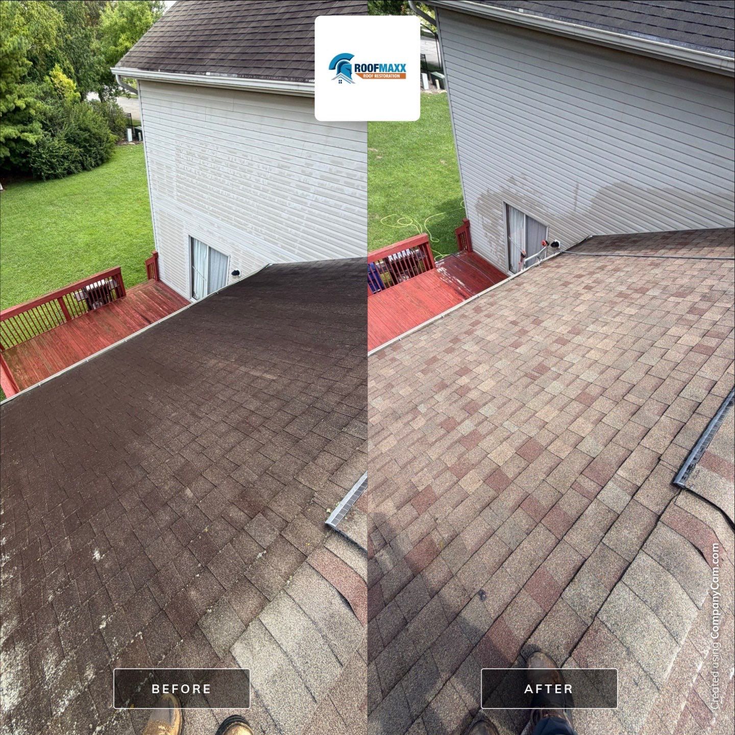 Condo Reference Before and Afters by Roof Maxx of Columbus, OH
