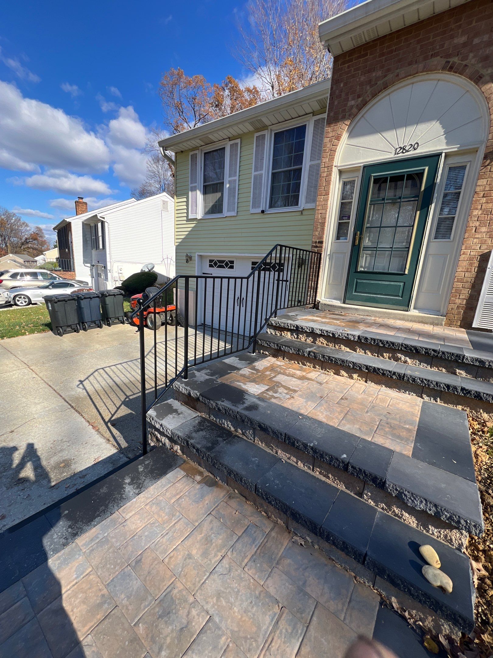 Single-Sided Safety Railing – Classic Exterior Iron Support by Capitol Iron Works