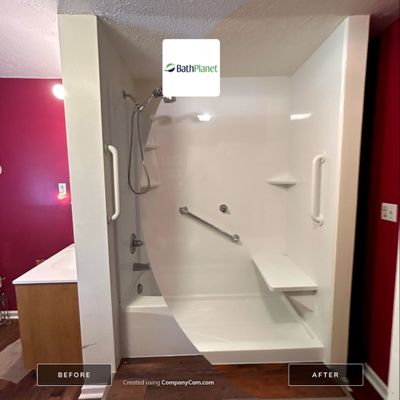 Tub to Shower
