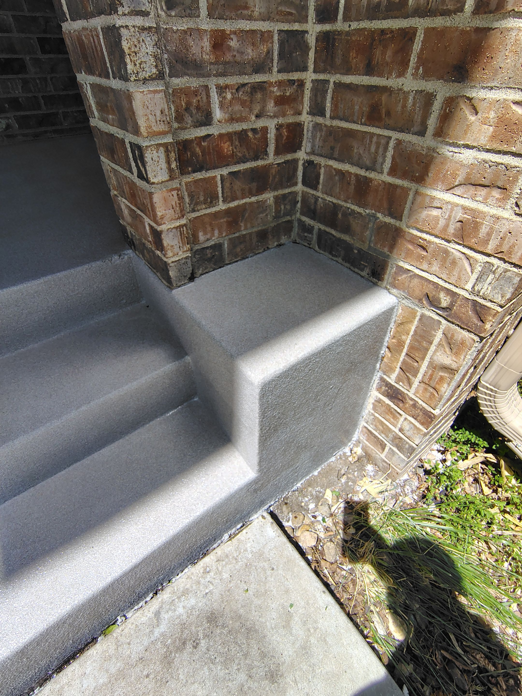 Front Porch Concrete Coating and Restoration in Harrisburg by Select Painting, Coatings & Garage Cabinets