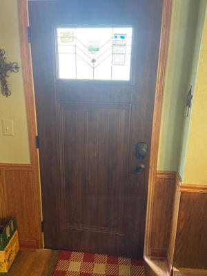 Door Installation using Entry door