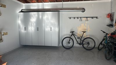 Jamie N added these beautiful cabinets for extra storage space