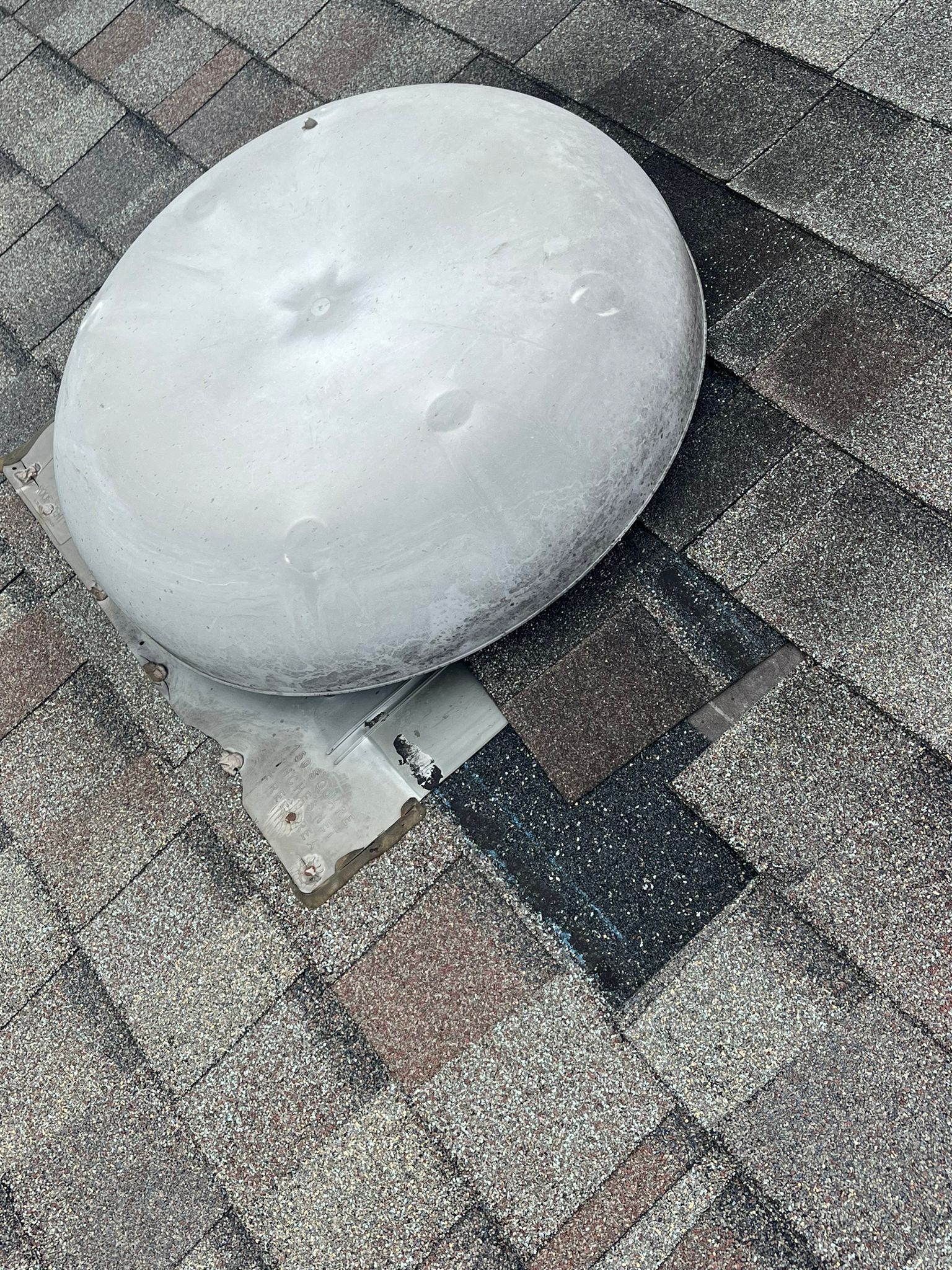 Hail Damage using Owen's Corning Duration (Lifetime) Shingles by Roof Repair Company