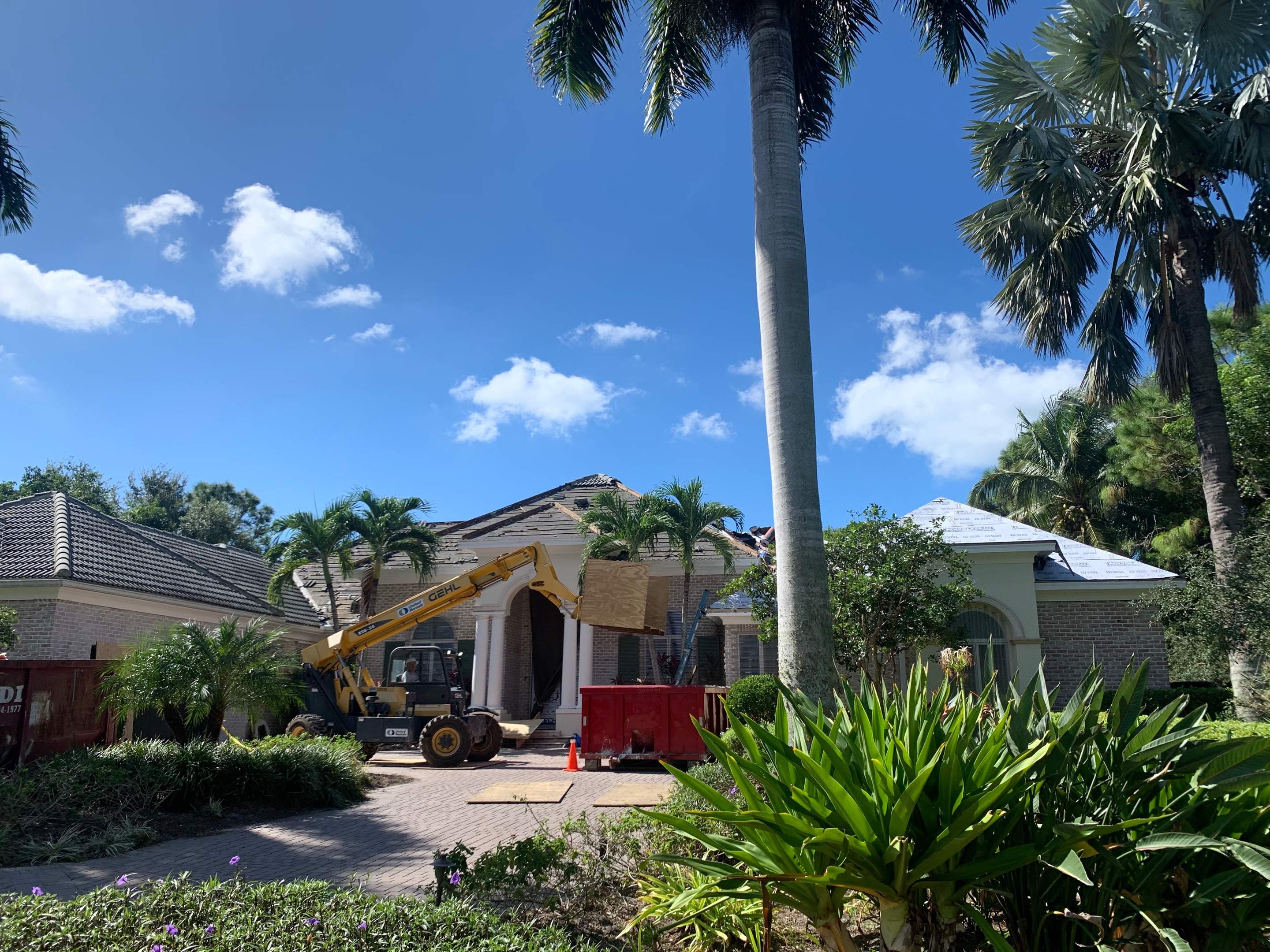 Residential Roofing Installation using Eagle Concrete Tile in Light Gray Range by International Roofing