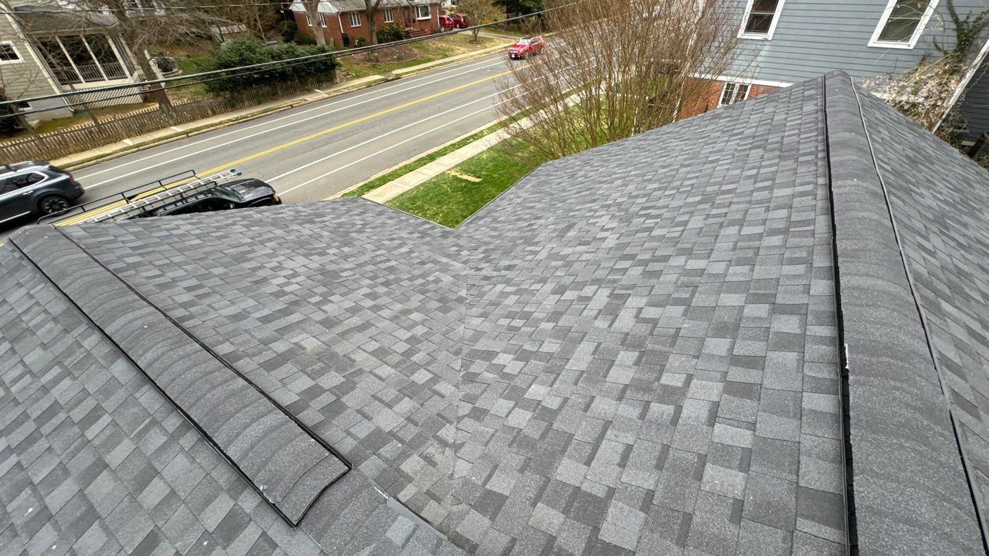 Arlington CertainTeed Landmark Pro Roof in Max Def Moire Black by RM Banning, Inc.