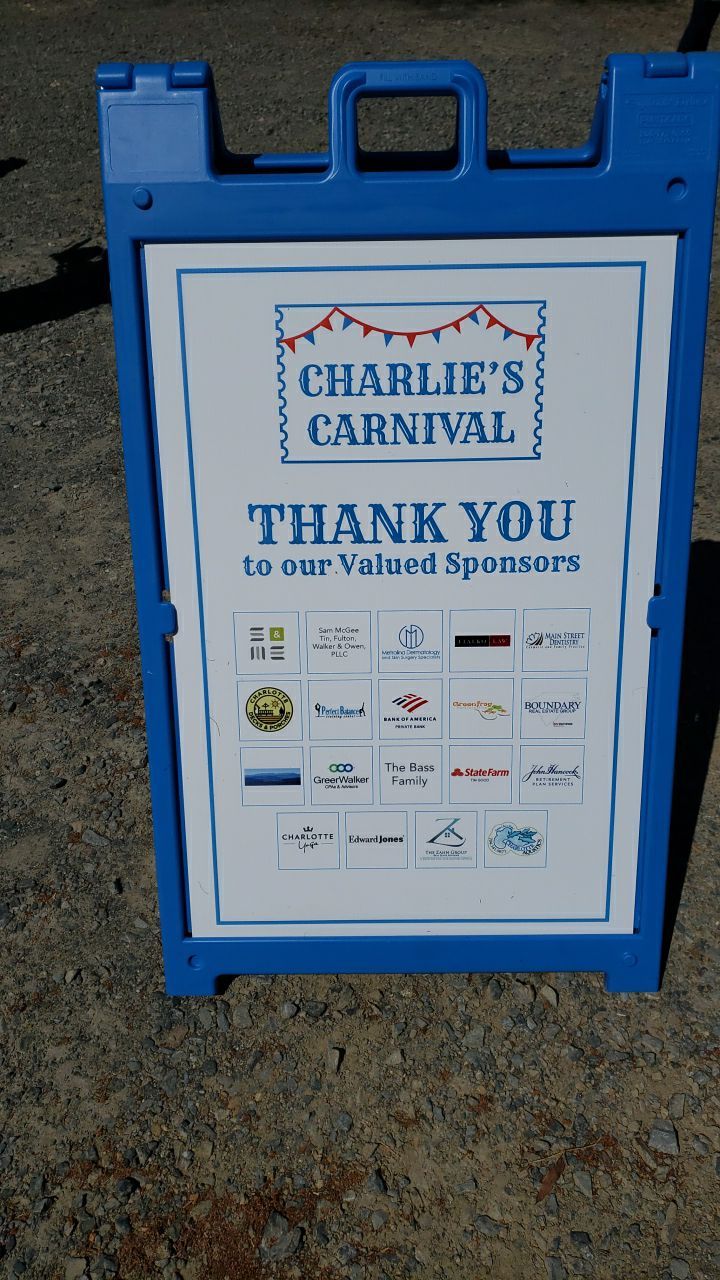 Charlies Hart Foundation Carnival Fundraiser using labor by Power Wash Masters LLC