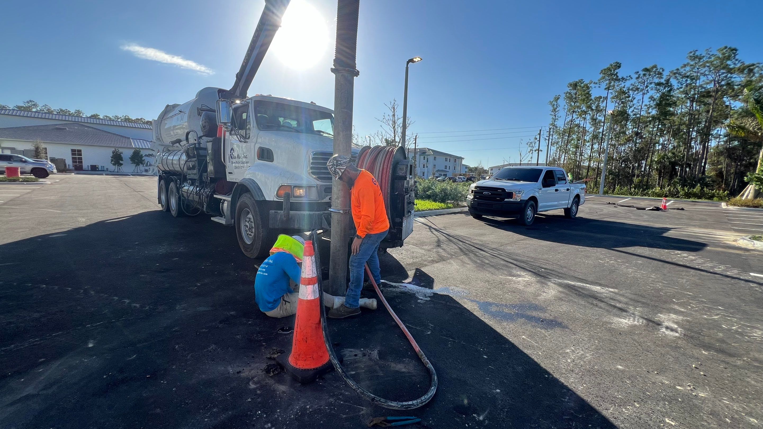 New Construction Condo Community Stormwater System Maintenance by Don Mar, Inc. Storm Water Solutions