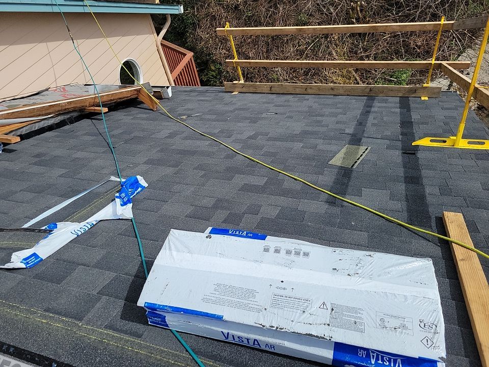 Residential Roofing Installation using Malarkey Highlander with Vented Ridge by Orezona Building & Roofing Company, Inc.