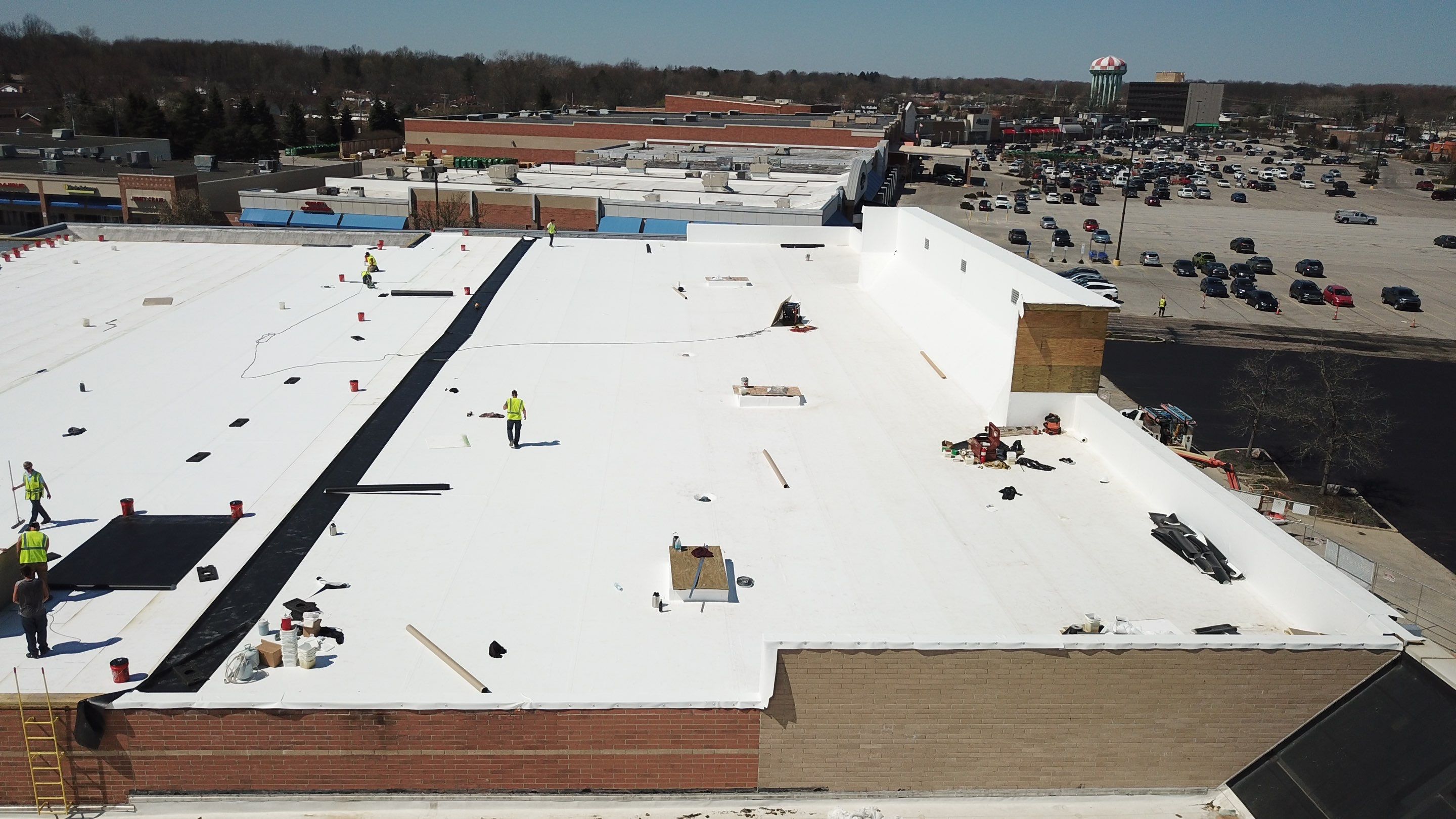 North Olmsted Ohio TPO Roof Install by Gold Star Roofing LLC 