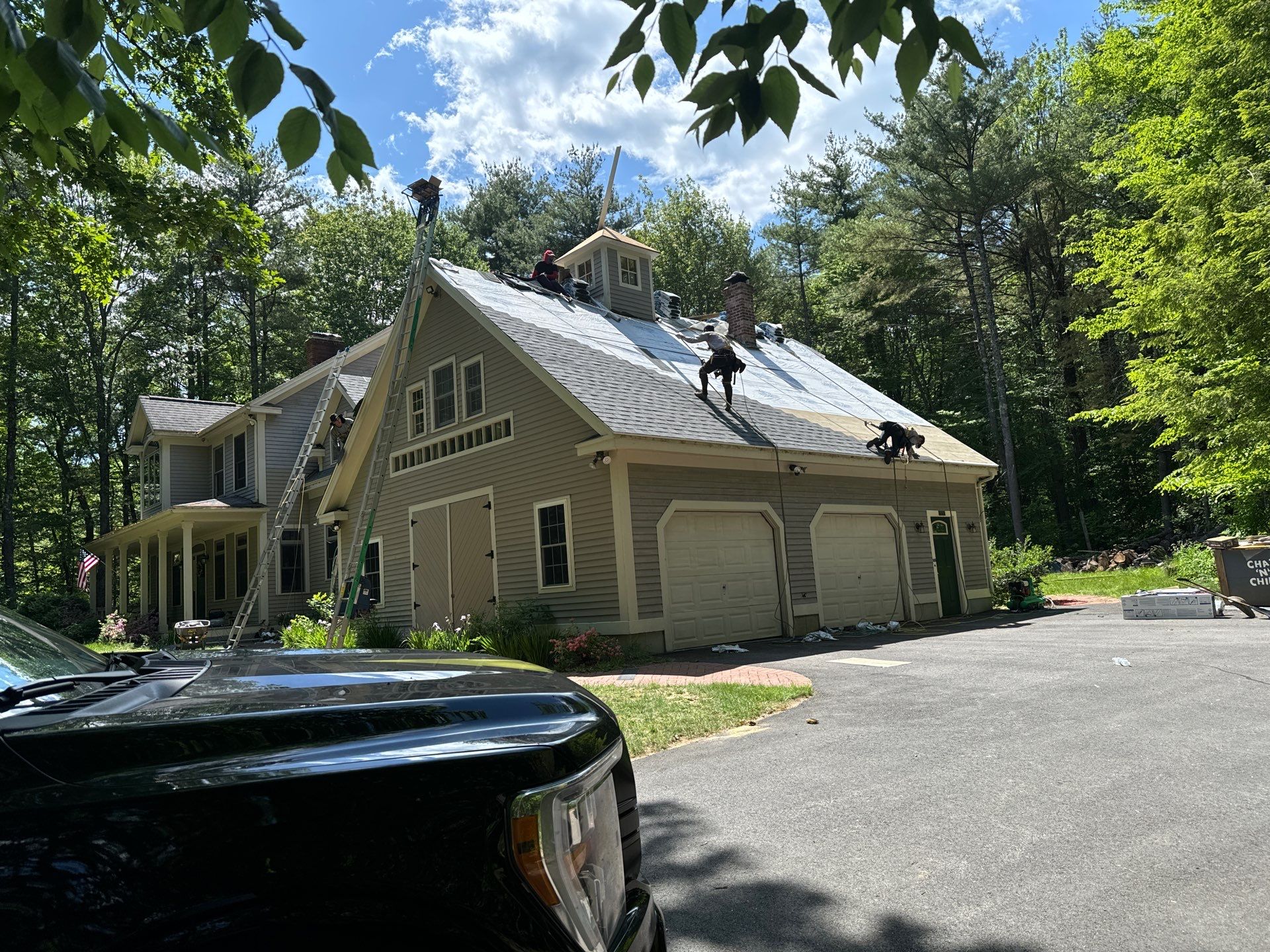 Partial Roof and Partial Fascia Replacement by Tall pine roofing