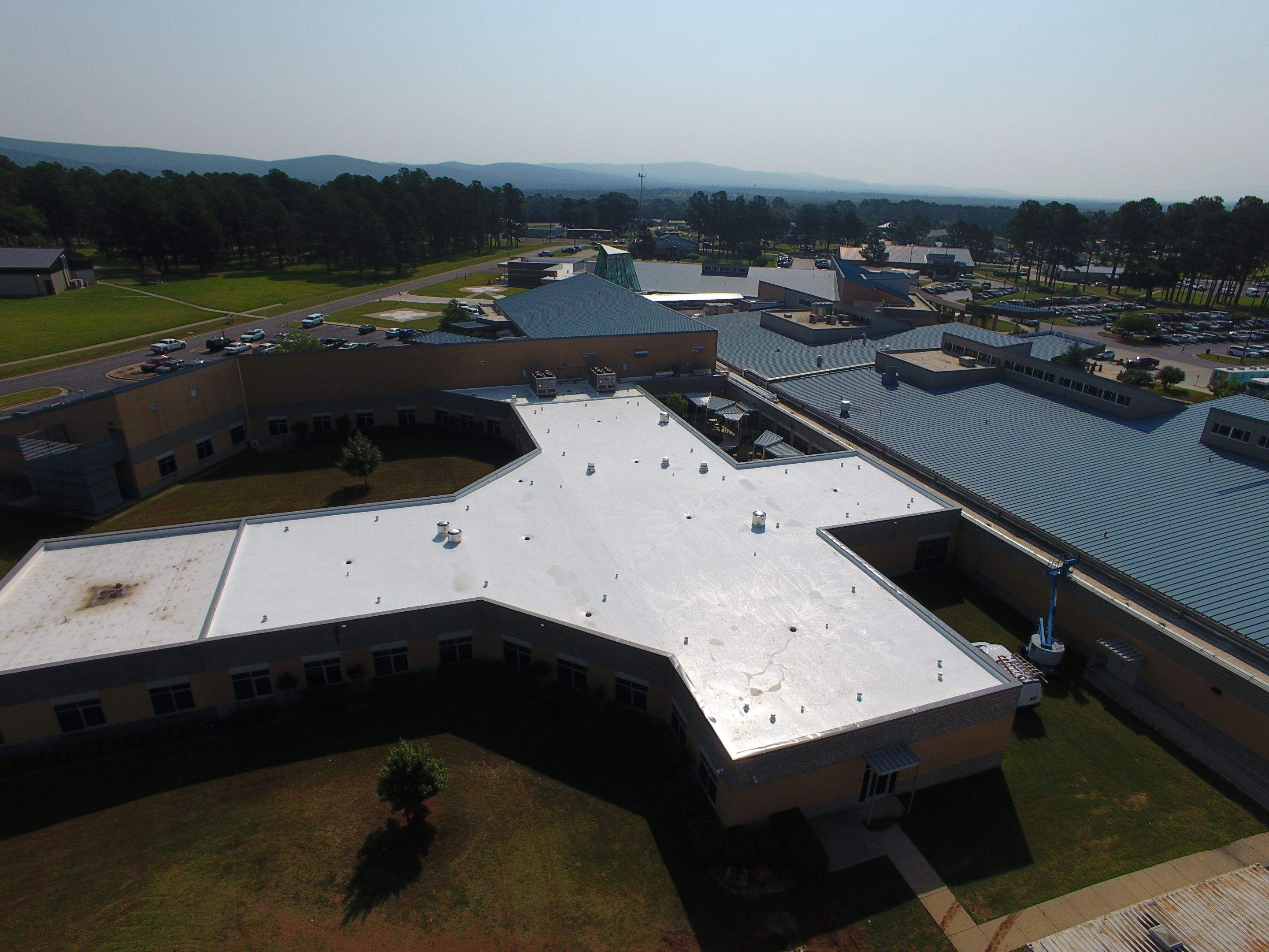 Choctaw Nation Hospital - Med Surg Building by Hostetler Roofing