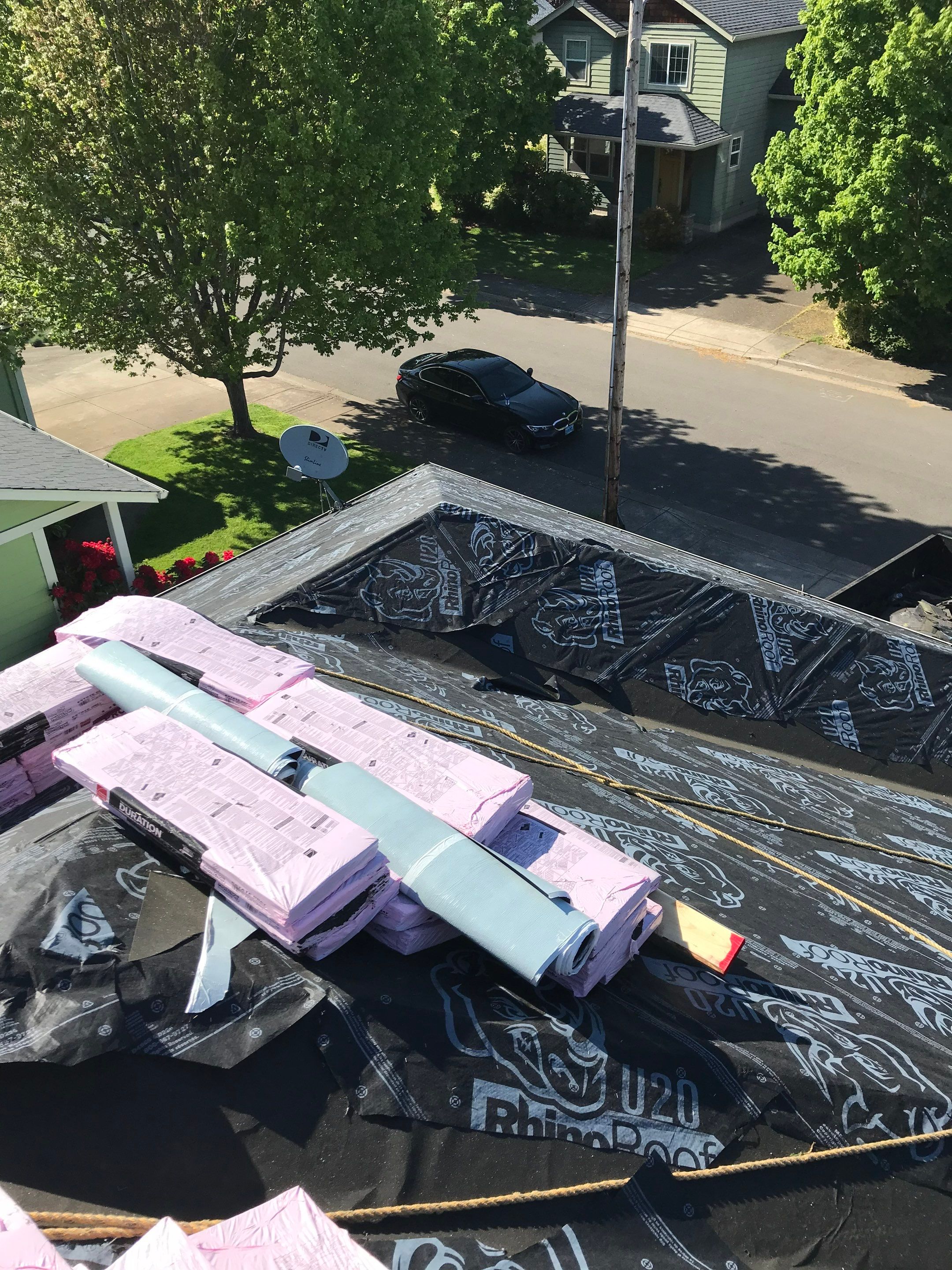 Residential Roofing Installation using Owens Corning Duration Shingles in Estate Gray. by BEST Roofing & Waterproofing