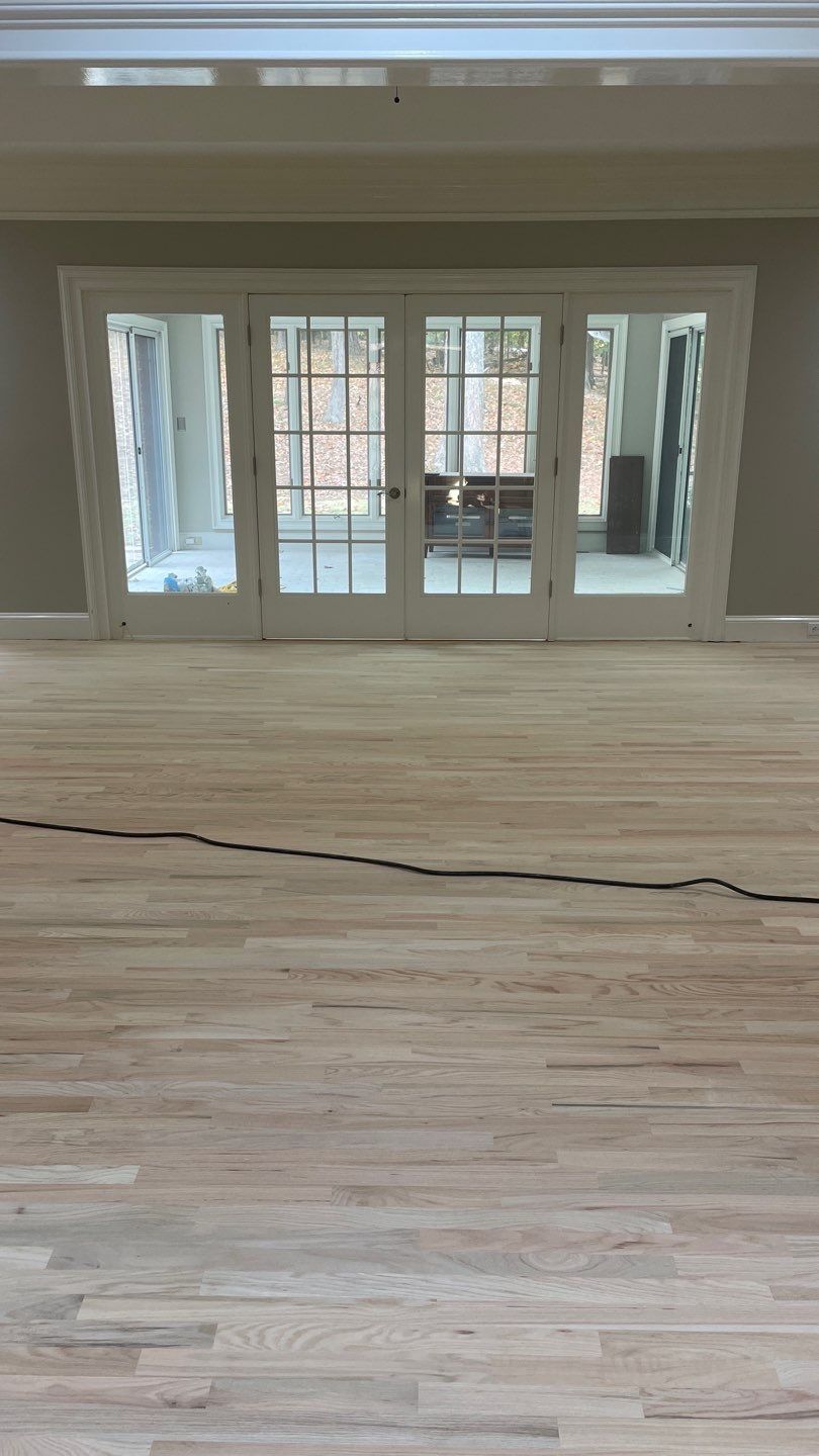New 2.25" solid red oak by Footprints Floors of East Atlanta