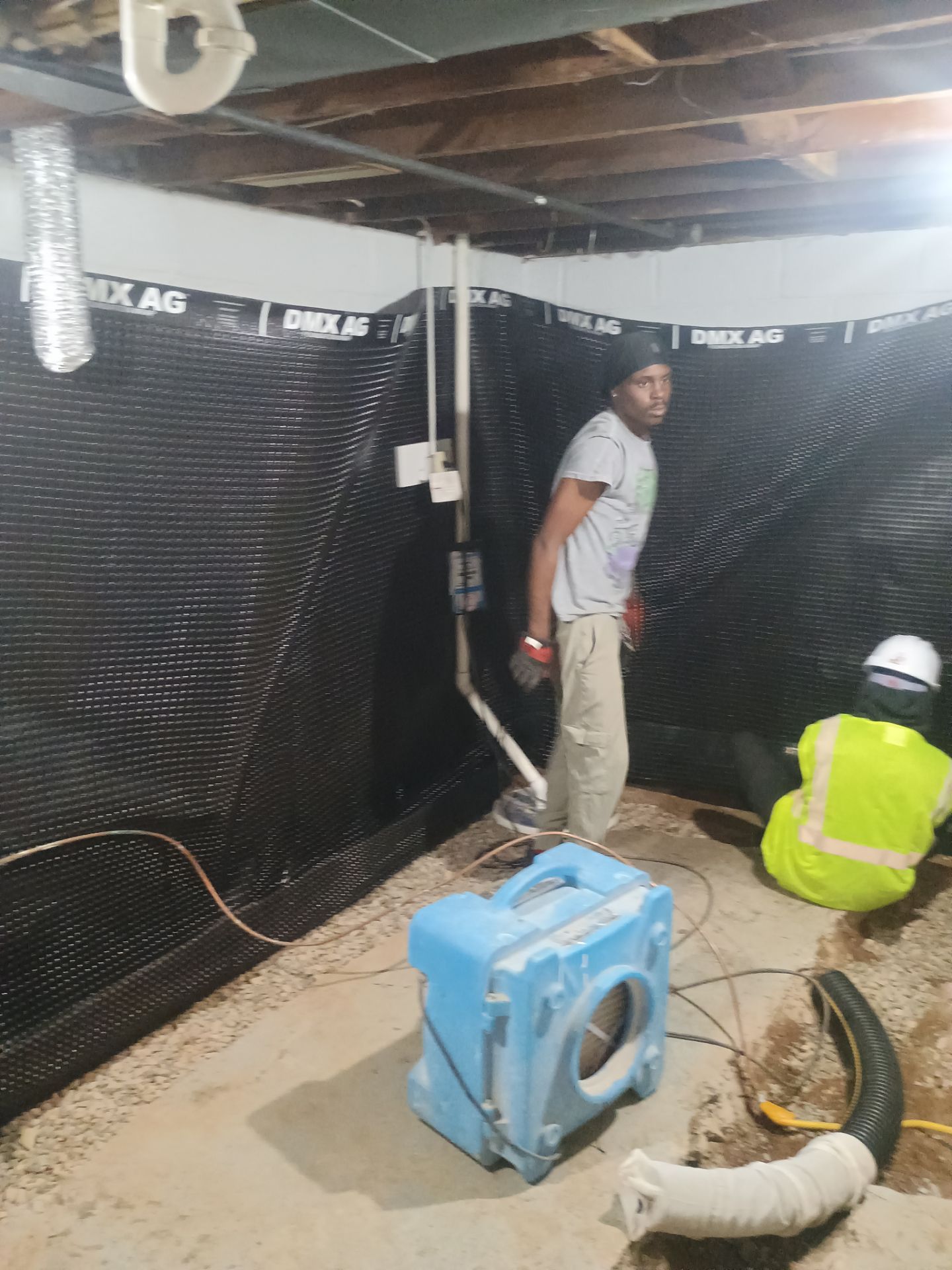Interior Drain Tile & Yard French Drain in St. Paul, MN by Waterproofing Northeast