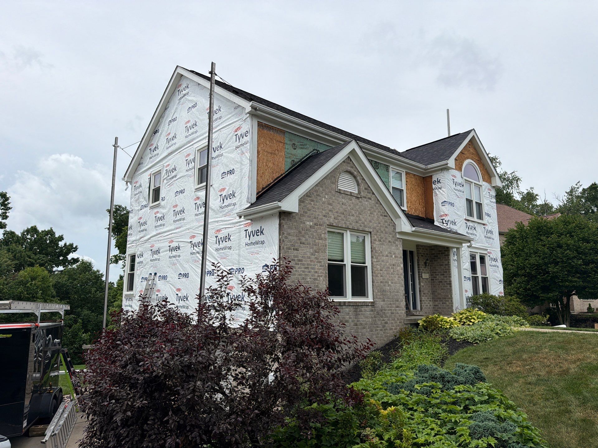 Full House Siding Renovation with English Wedgewood Vinyl Siding in Sewickley by Ideal Siding Pittsburgh