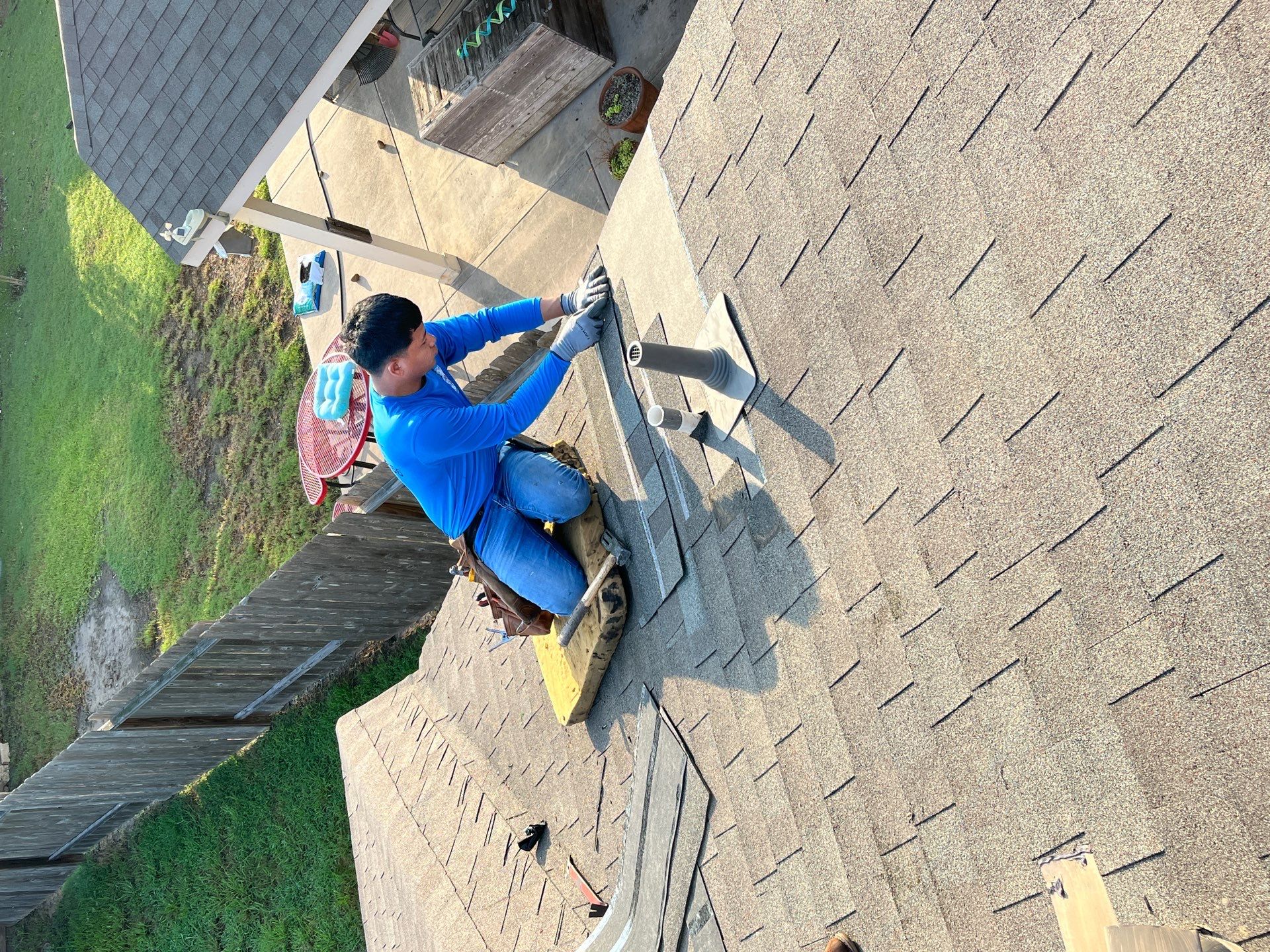 Hail Damage using Owen's Corning Duration (Lifetime) Shingles by Roof Repair Services LLC