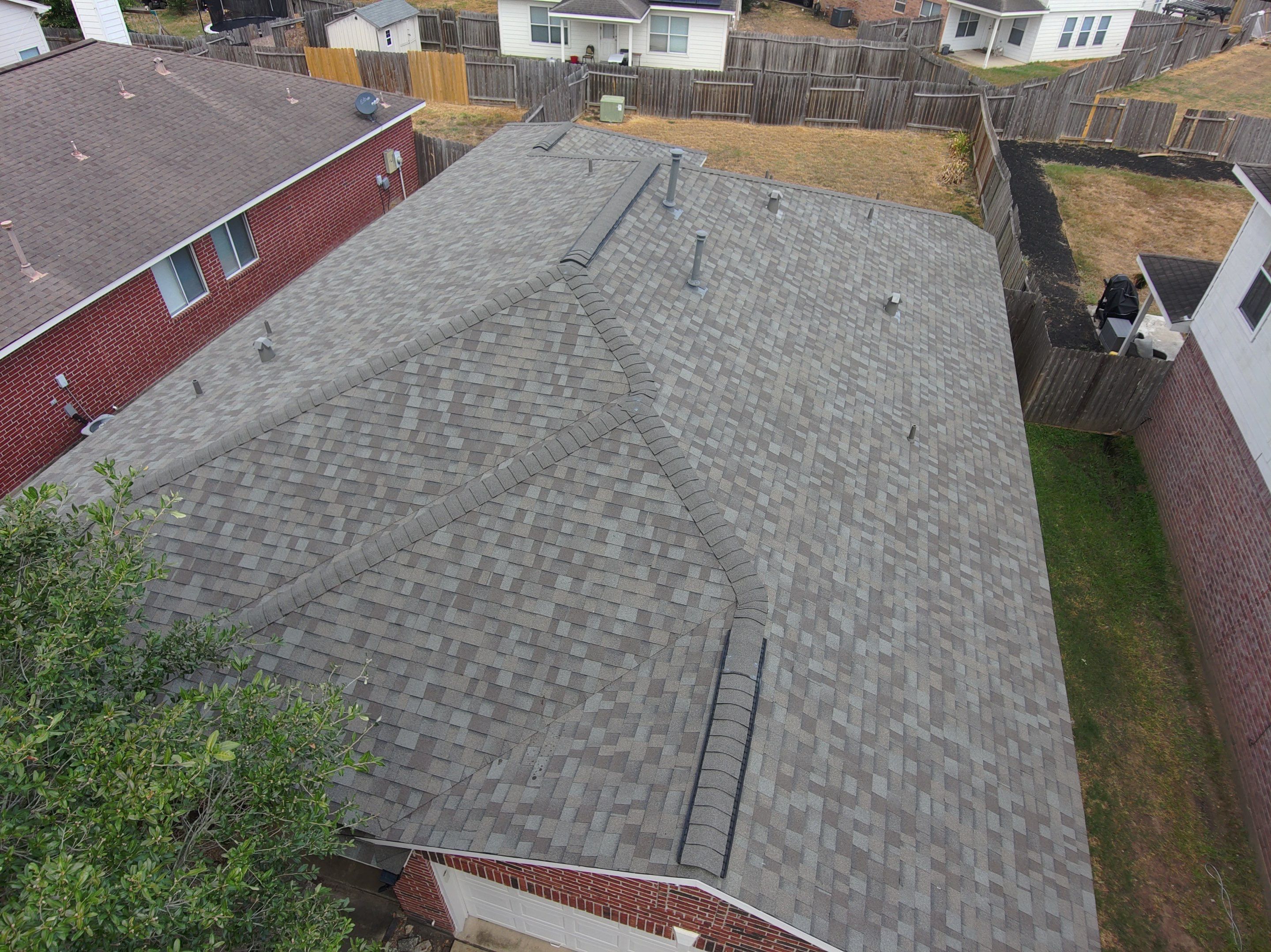 Residential Roofing Installation using Owen's Corning Duration (Lifetime) Shingles by Roof Repair Company