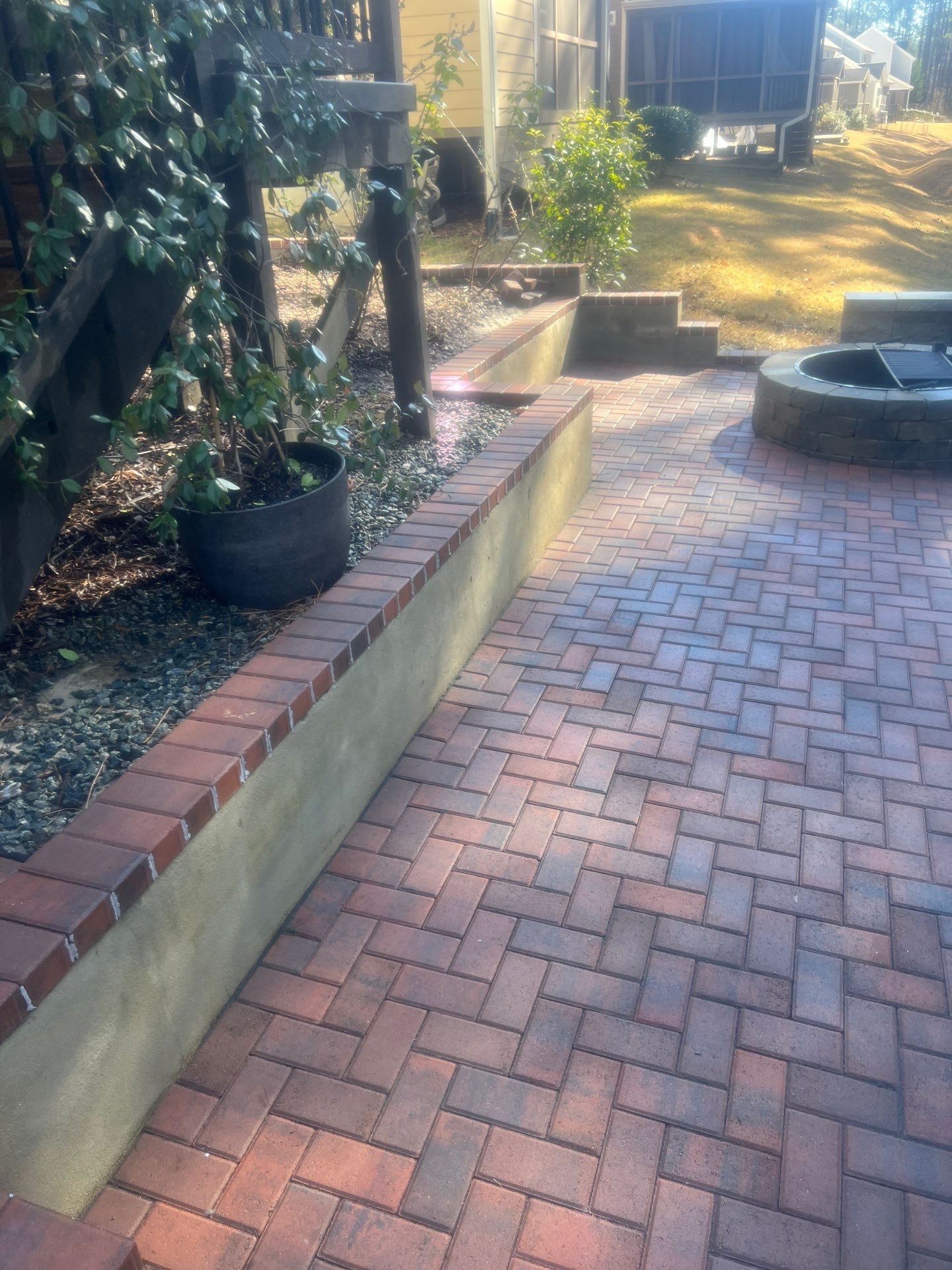 Patio and Coated Deck using Wood and Concrete Sealant by DuraSeal