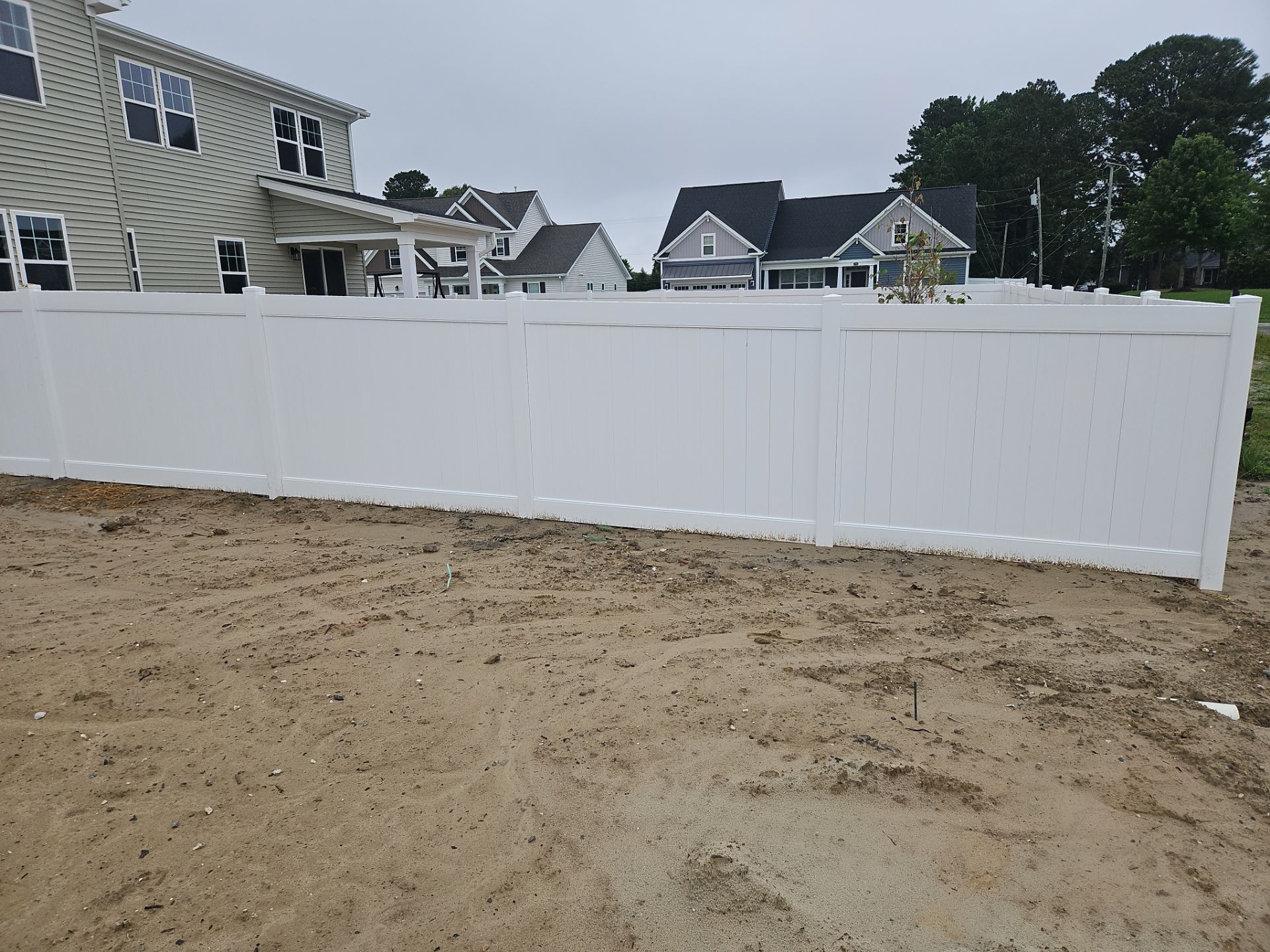 Clean Lines. Lasting Strength. by Tidewater Fence