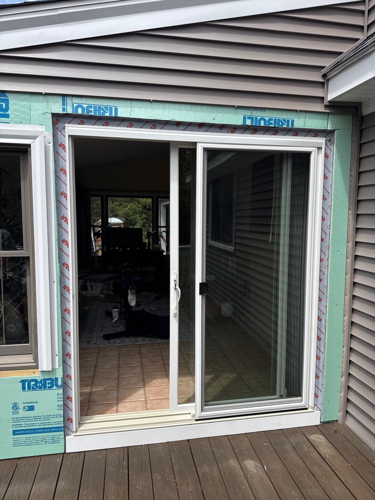Patio Door and Window Installation Using Infinity by Marvin by DiGiorgi Roofing and Siding Inc