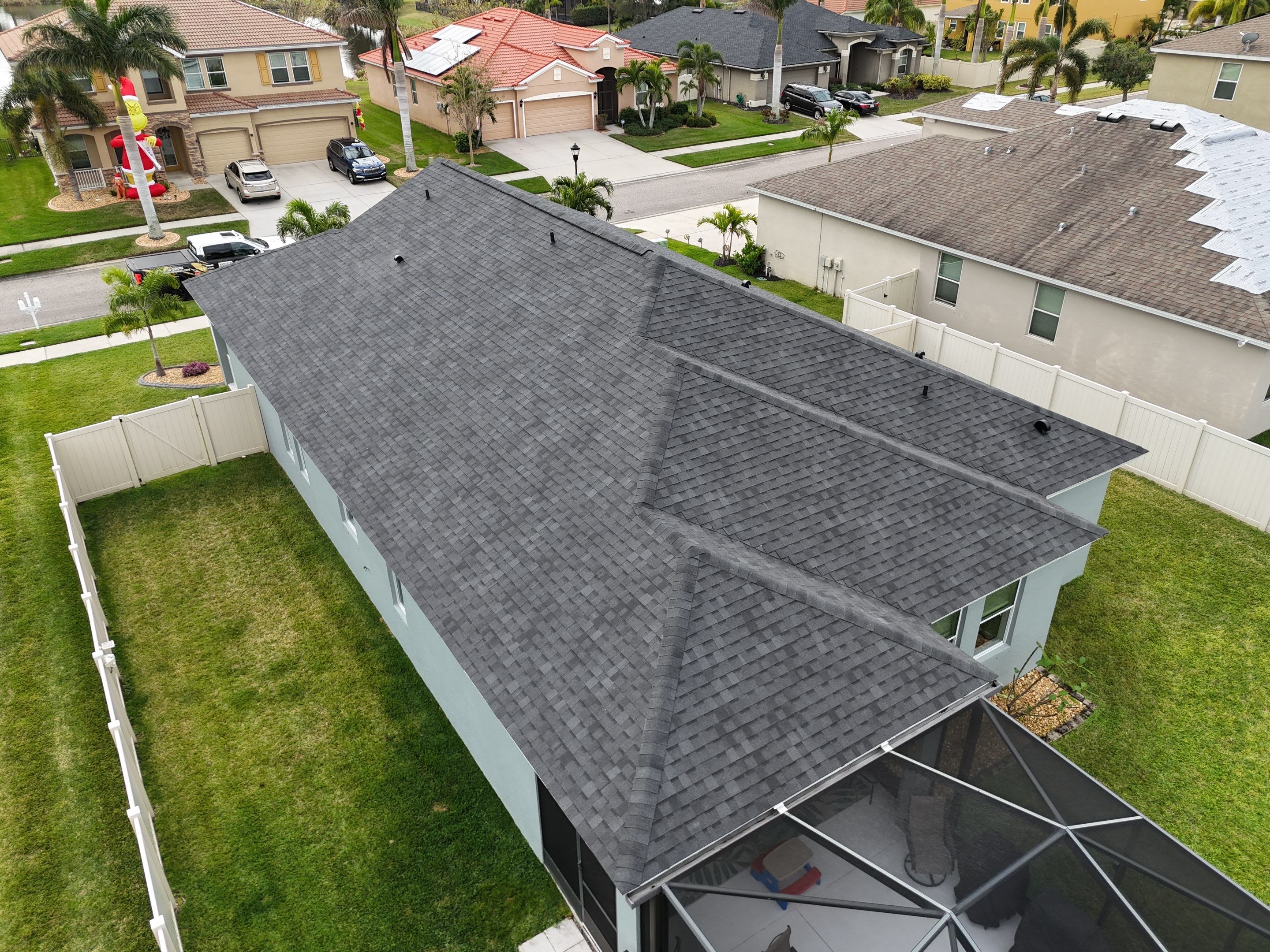 Roof Replacement in Apollo Beach Fl. by Steadfast Roofing 