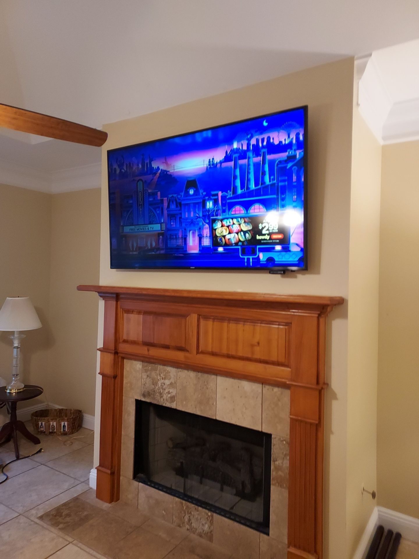Fireplace TV Mounting Projects by Hangman Mounting & Installation 