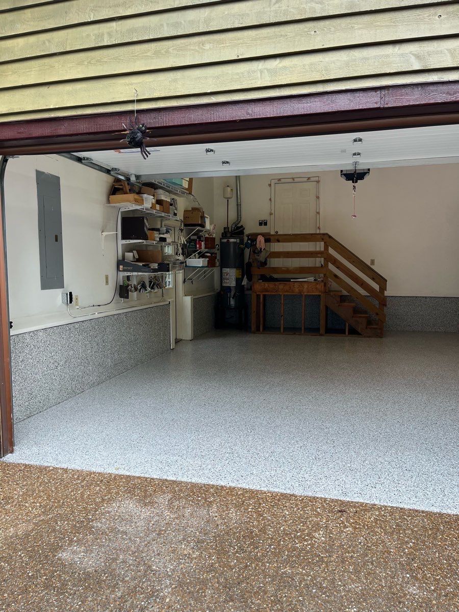 Garage Floor Coating using Coyote by My Garage Floor Guys