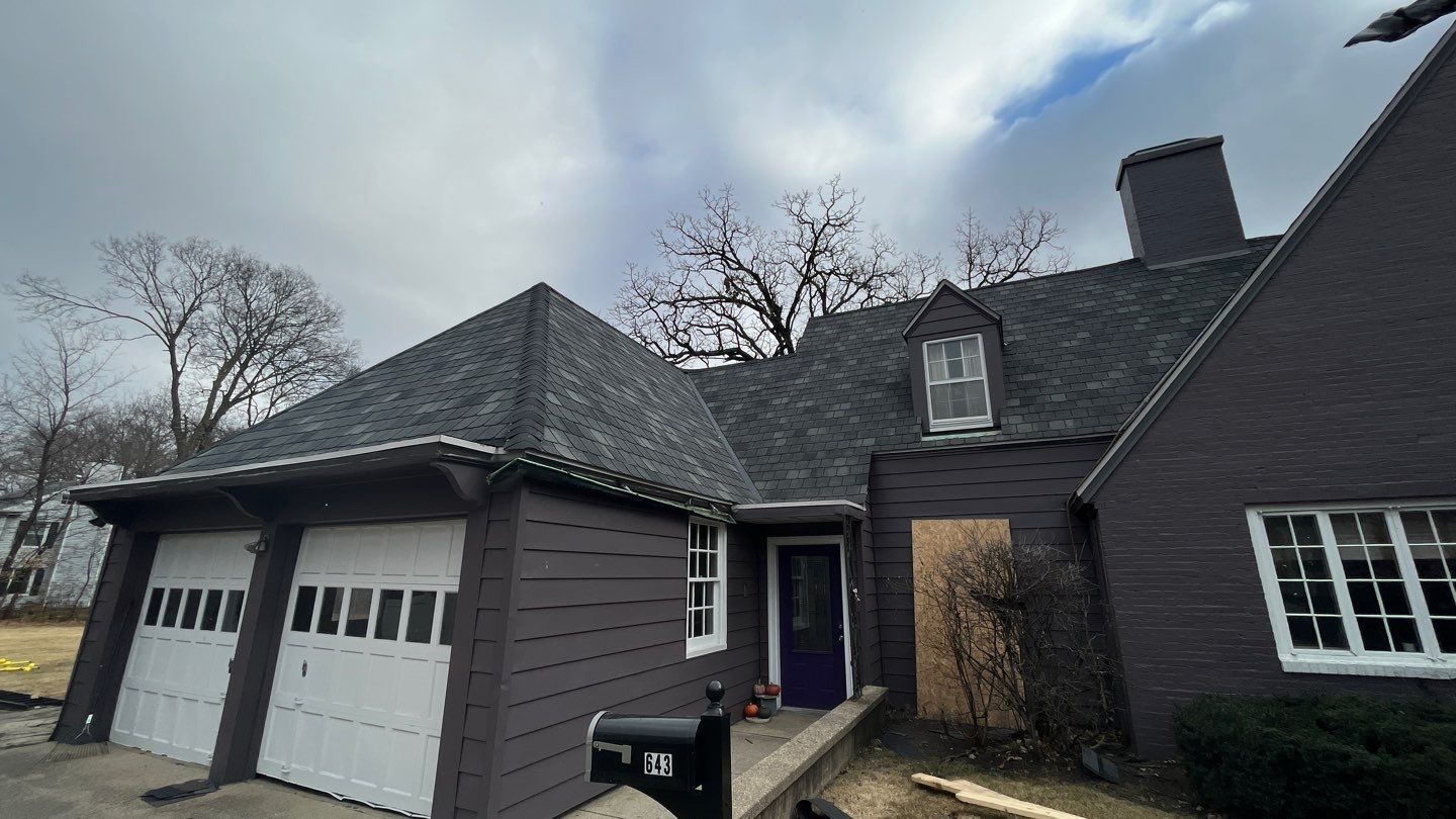 Slate Roof Removal using Atlas Storm Master Slate by Total Exteriors