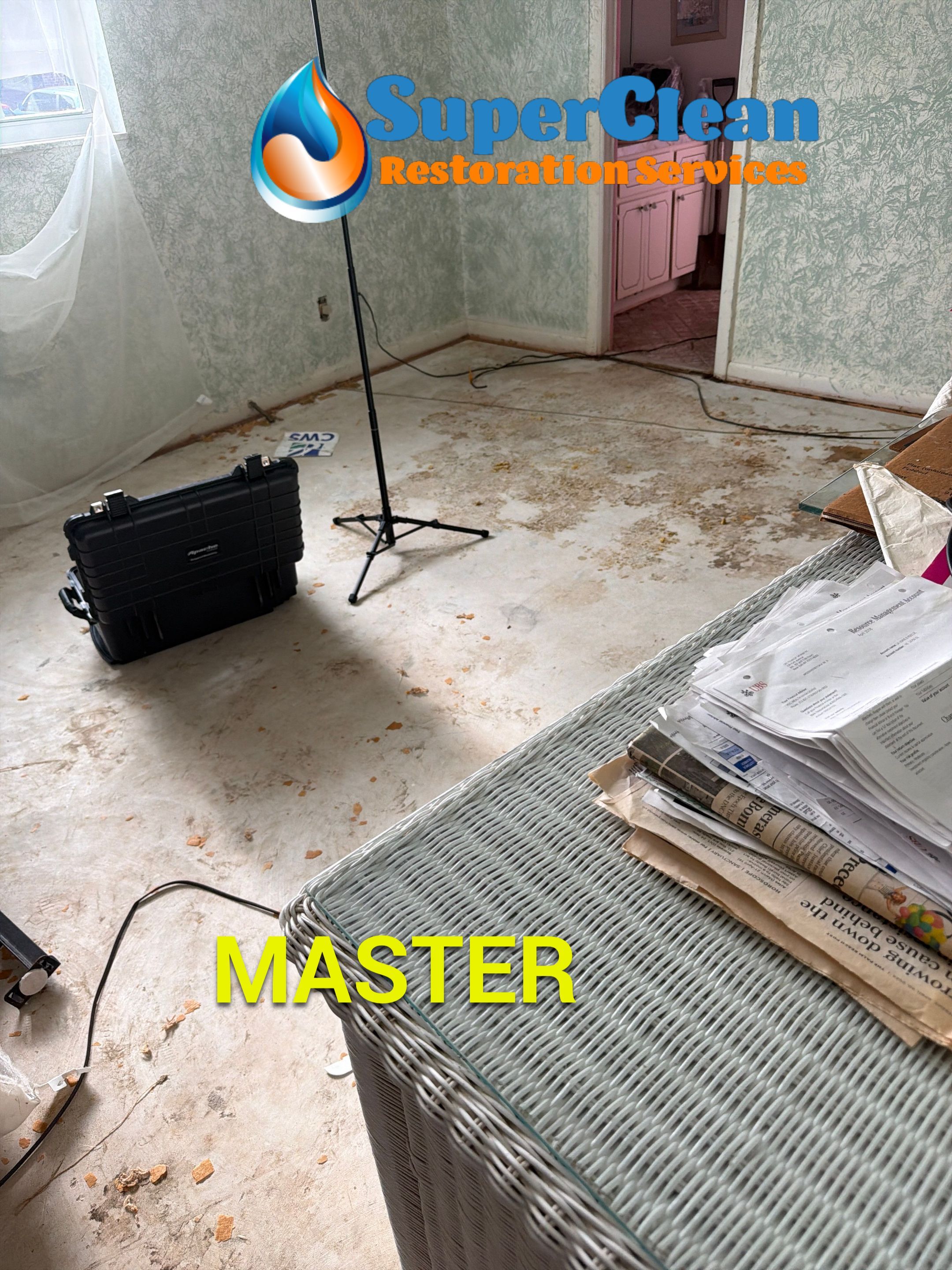 Water Damage Restoration and Structural Drying in Palm Beach Gardens by SuperClean