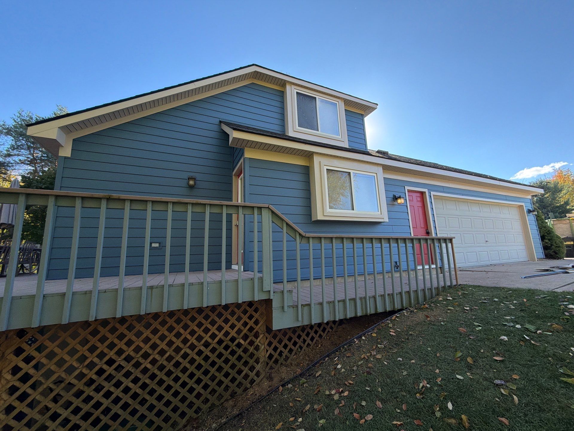 Siding Replacement using Ascend Laguna Blue by 180 Contractors