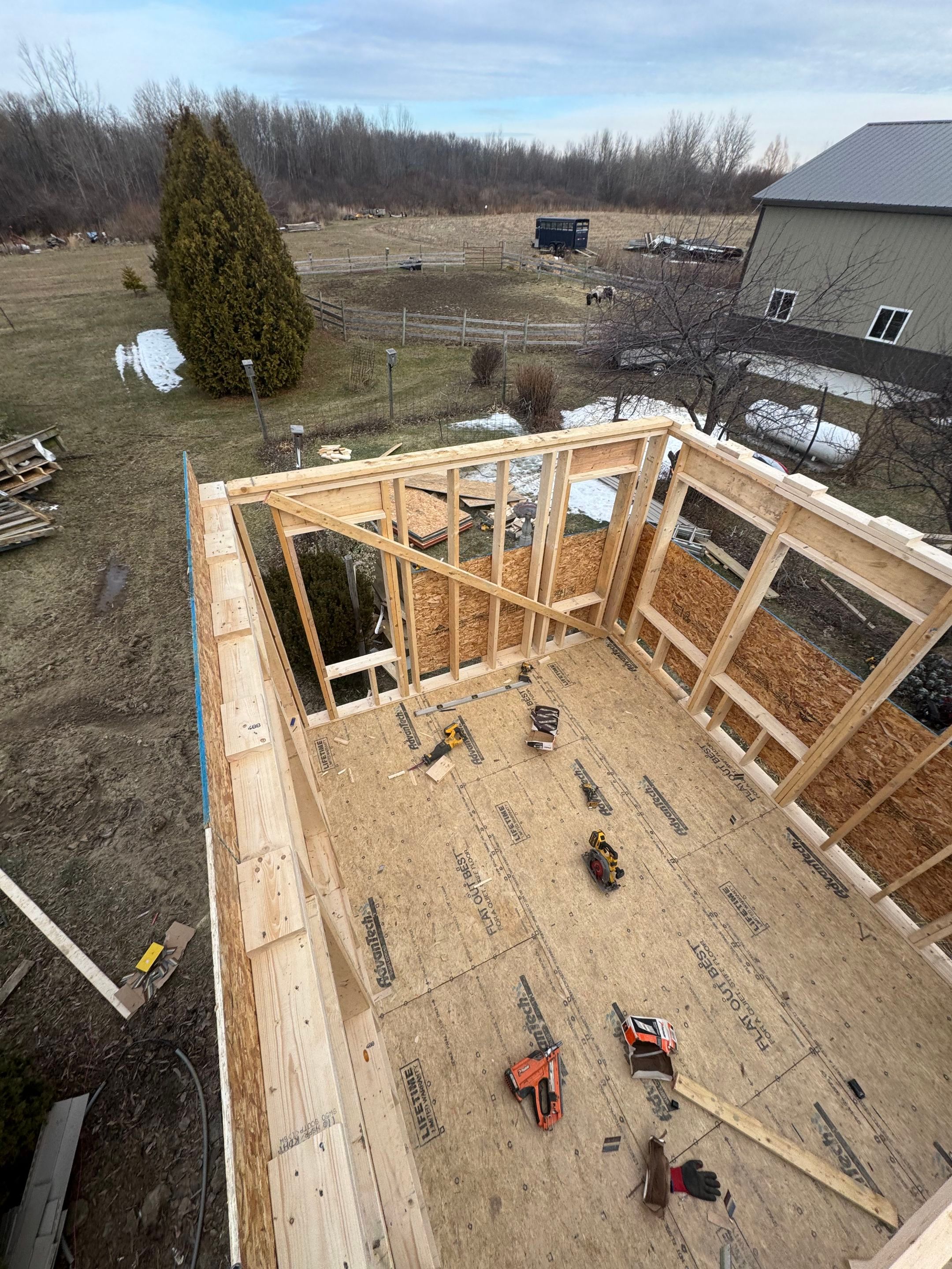 House addition and reroof by Horst Custom Homes 