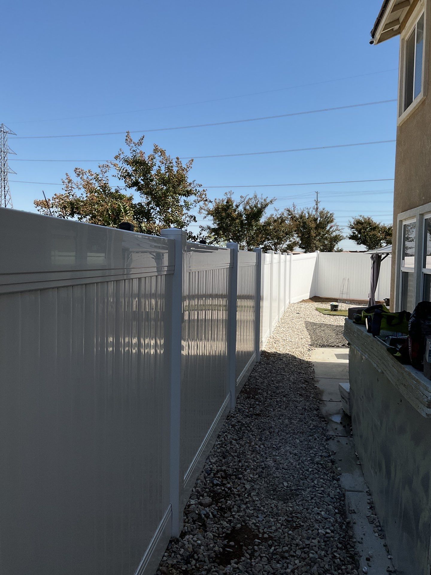 Fence Installation using Vinyl by Fence Guys Inc.