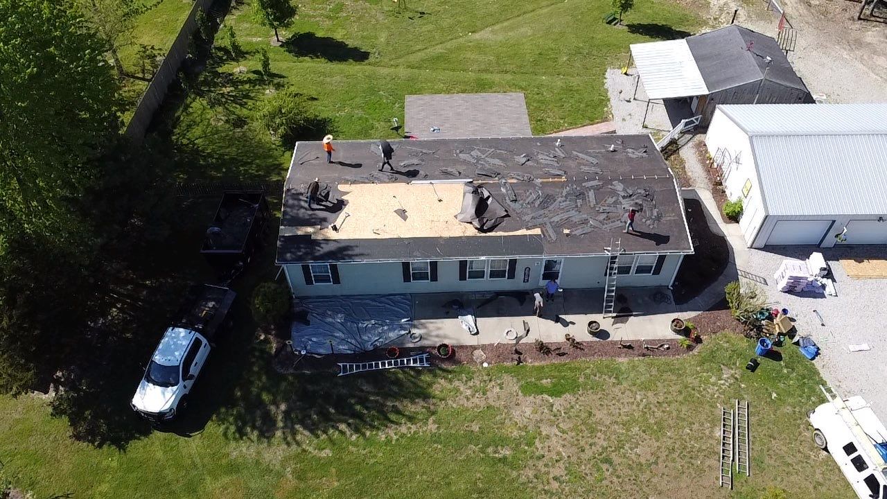 Residential Roofing Installation using Owens Corning Estate Gray Duration by Storm Contracting 
