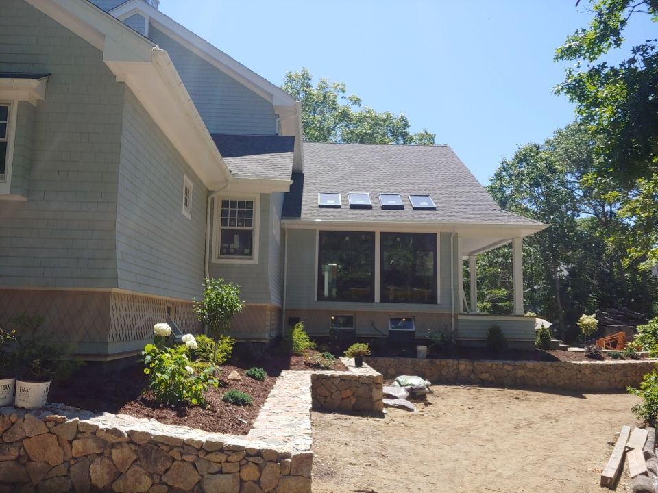 East Falmouth, MA Gutter Installation using 6" Half Round Aluminum Gutter by Gutter Pro Enterprises