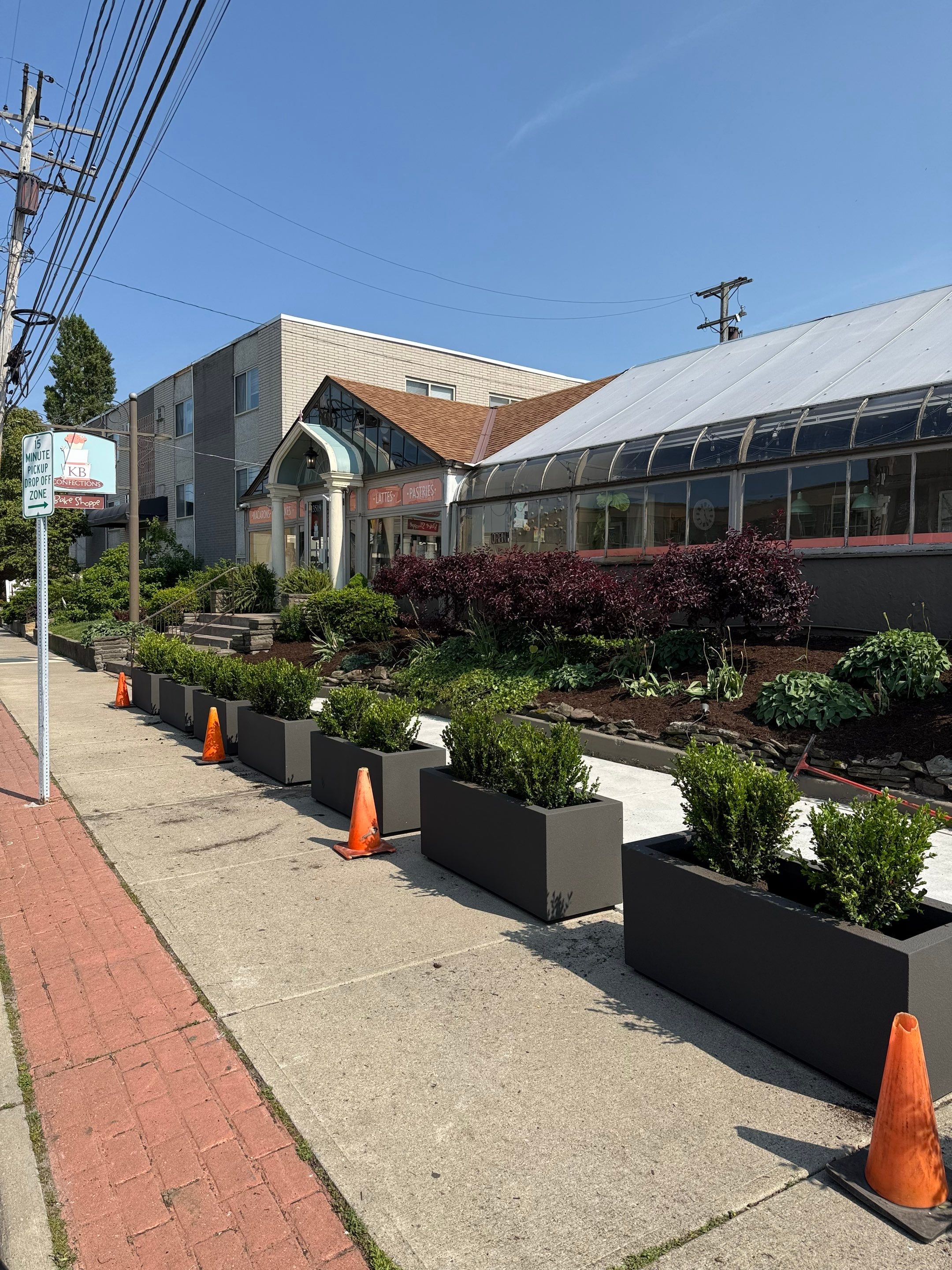 Bakery Commercial Install by Elm Rose Gardens
