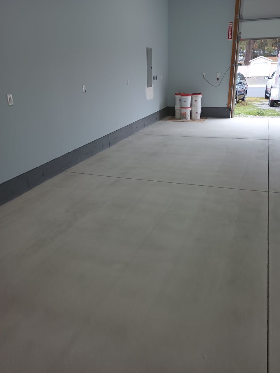 Garage, Walkway and Shop Transformation using Shale Hybrid by Croc Coatings, LLC