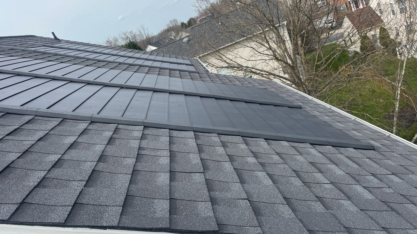 Solar Roof Replacement using GAF Timberline Solar Shingles by American Home Contractors