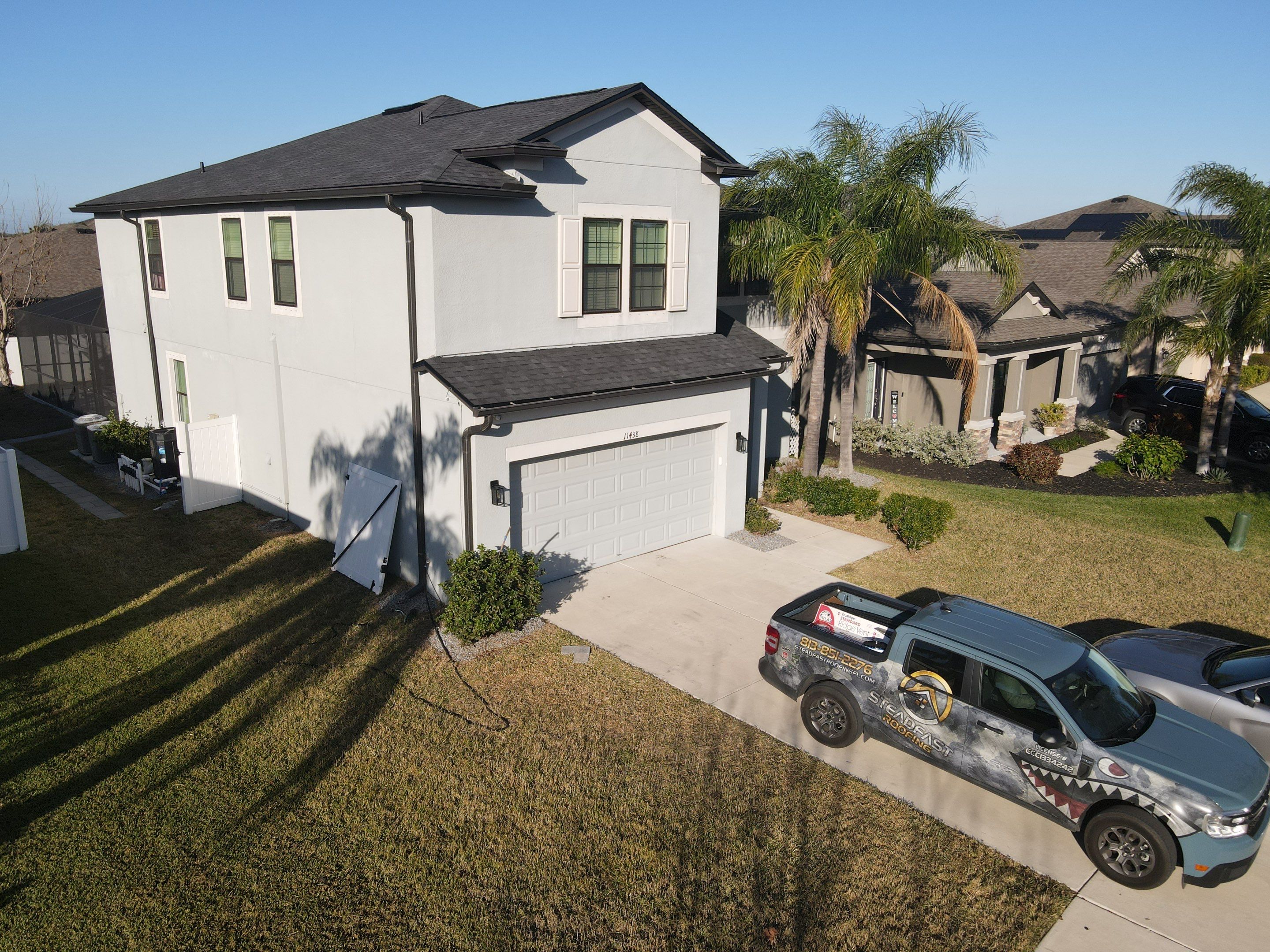 Roof Replacement in Riverview, FL. by Steadfast Roofing 