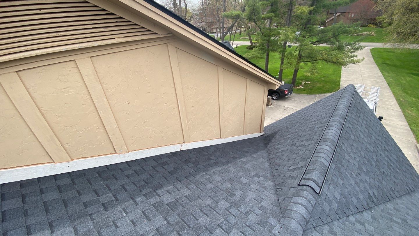 Roof Replacement  Certainteed Landmark Moire Black  by Bloomfield Construction & Restoration