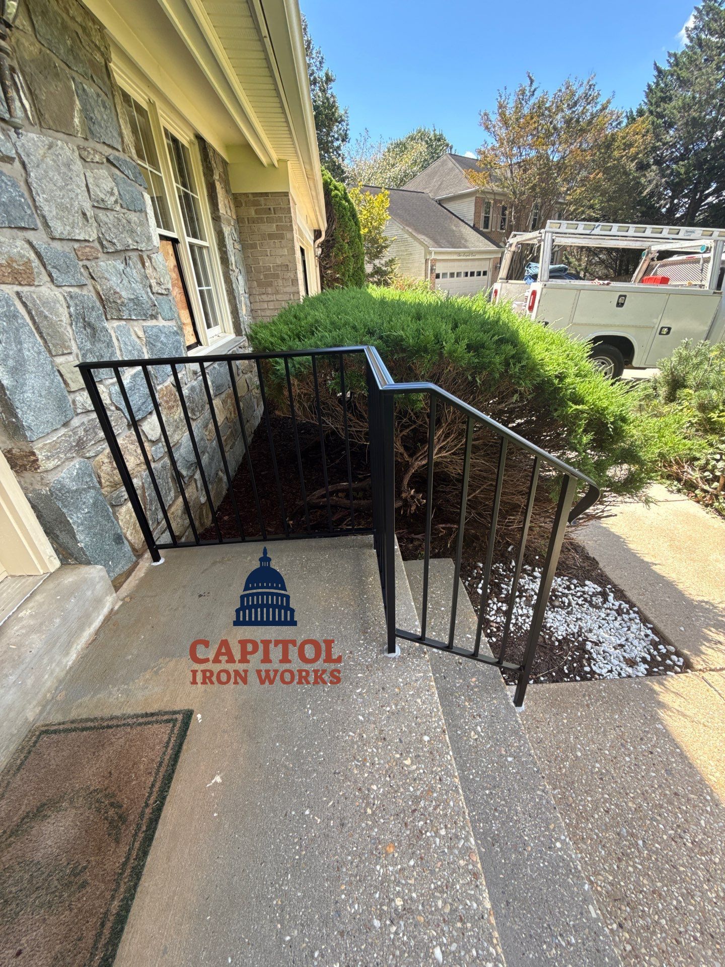 Classic Steel Picket Railings - Derwood, MD by Capitol Iron Works