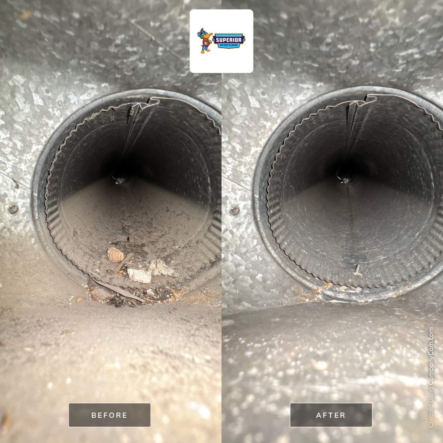 Air Duct Cleaning With a Vacuum Truck in Ellwood City, PA by Superior Air Duct Cleaning