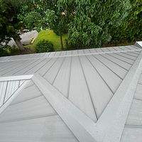 24ga 1" Nail-Strip Slate Gray  by Total Roofing System The Metal Roof Experts