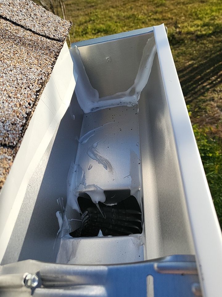 Gutter Installation using K-Style Seamless Gutters by Gutter Professors