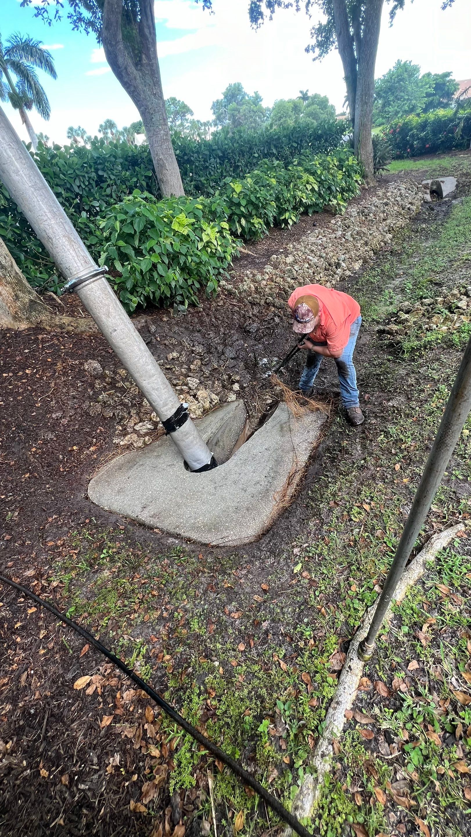 Naples Community Culvert Cleaning by APS Power & Water