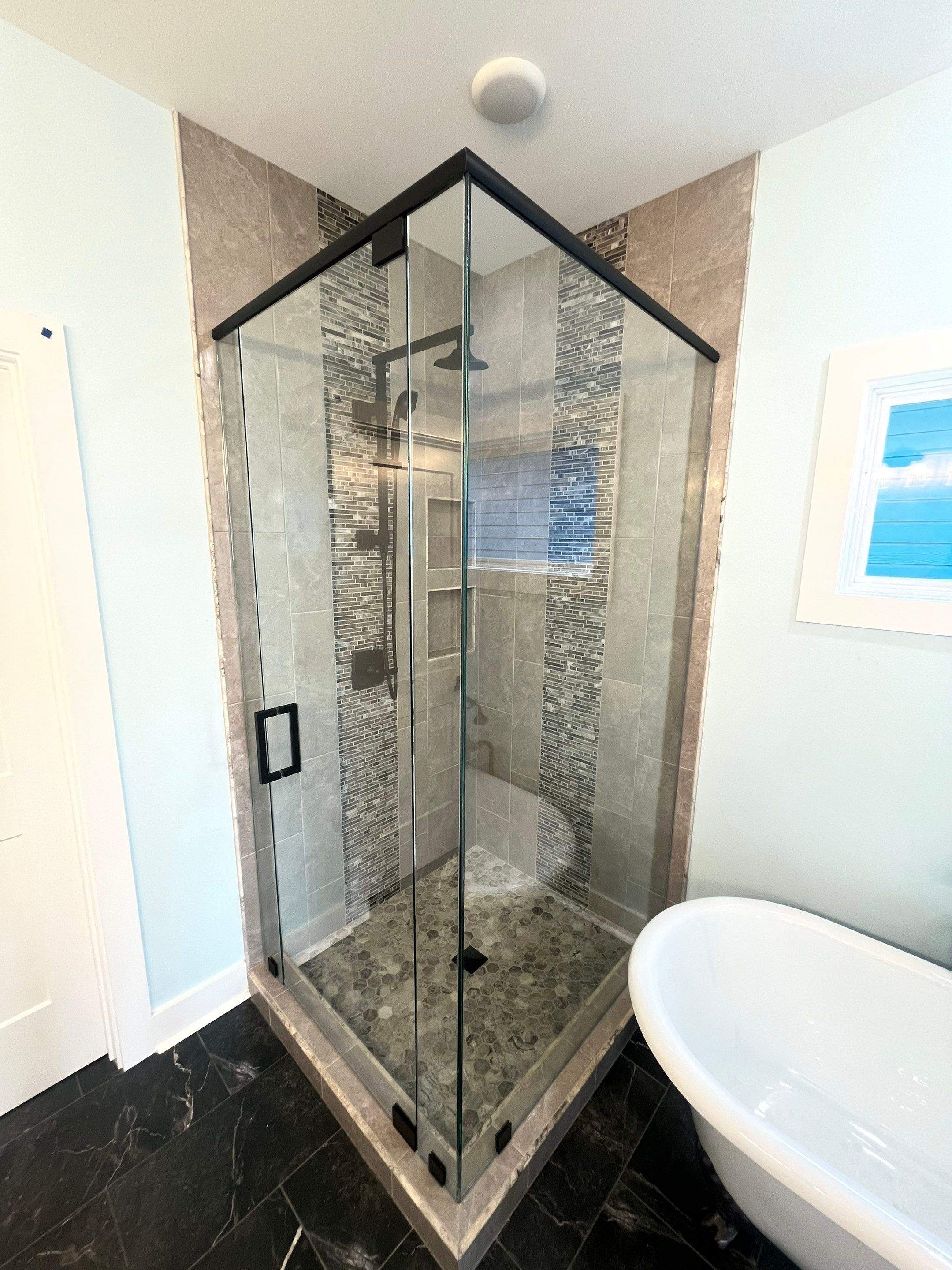 Shower Pictures by Custom Glass Service