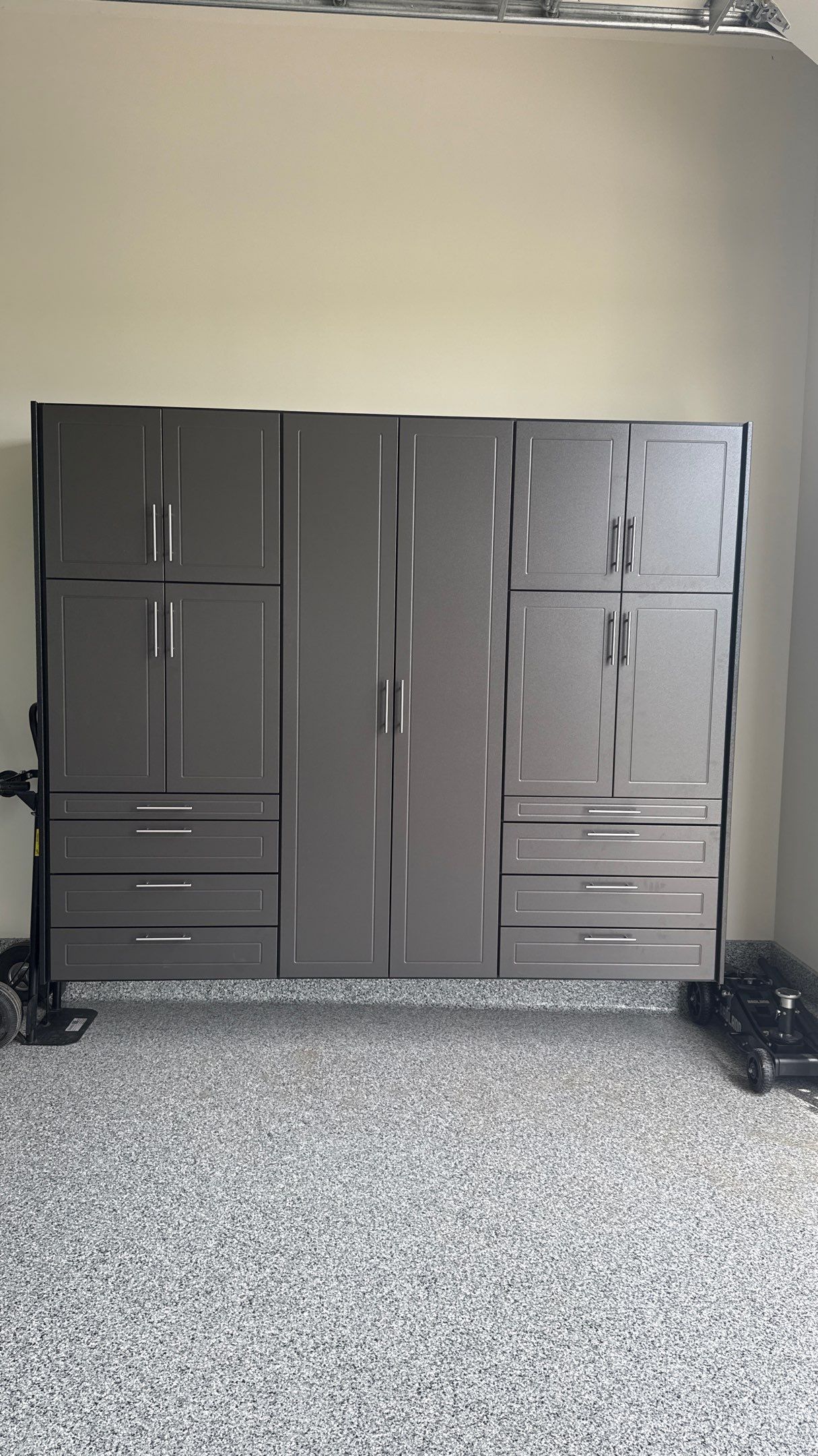 Mark Added Storage Plus A Motorized Lift  by Banner Garage