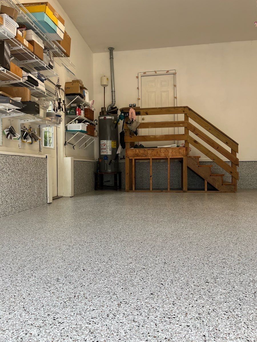 Garage Floor Coating using Coyote by My Garage Floor Guys