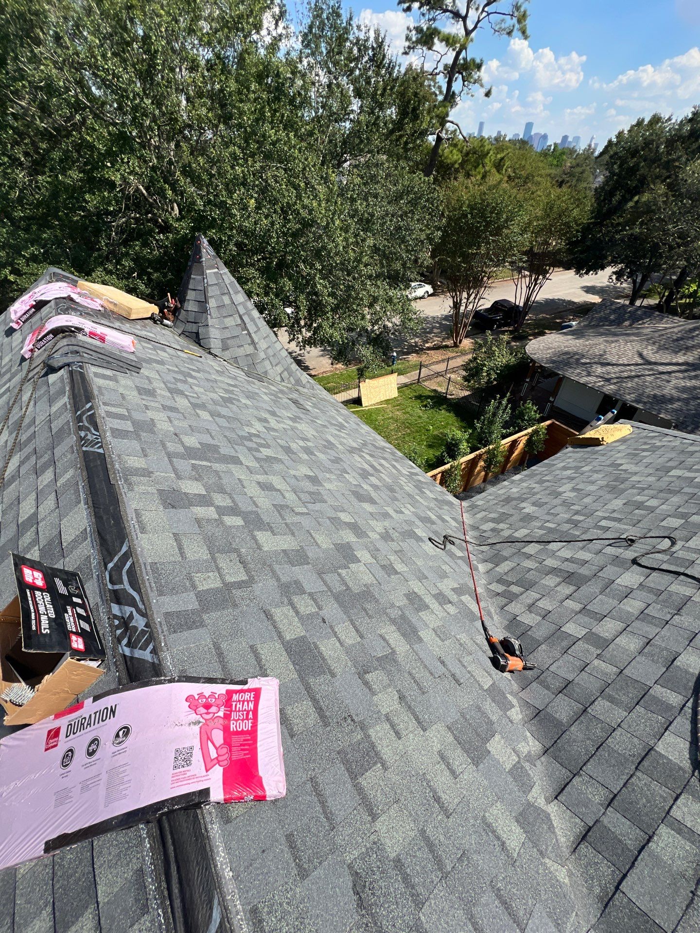 Residential Roofing Repair using Owen's Corning Duration (Lifetime) Shingles by Roof Repair Company