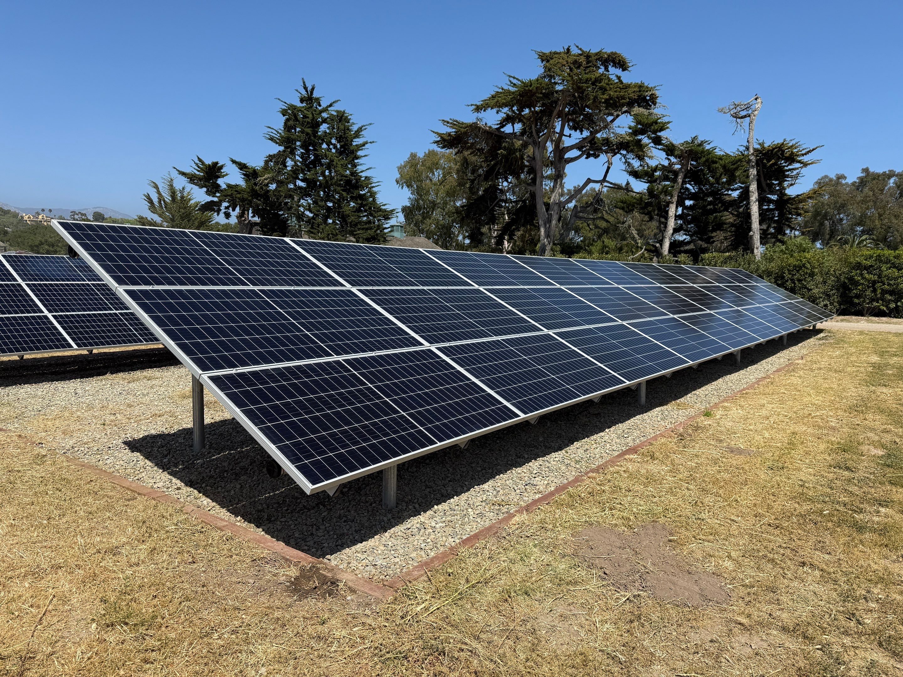 Groundmount Solar Cleaning by Sunrise 805