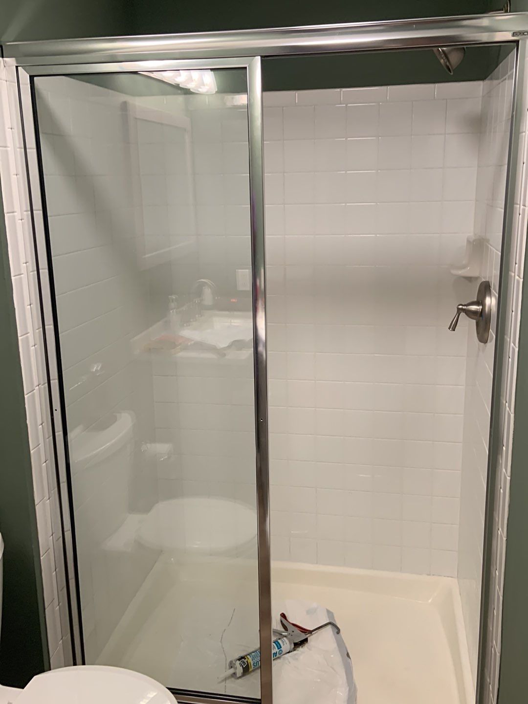 Shower Glass Door Installation using Shower Glass Door Kit by A1 NERDY HOMES LLC